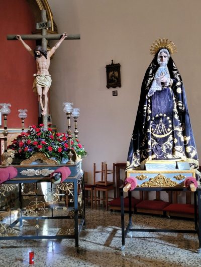 La Virgen Dolorosa y el Cristo de la Salud